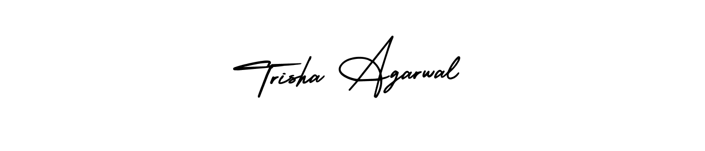 How to Draw Trisha Agarwal signature style? AmerikaSignatureDemo-Regular is a latest design signature styles for name Trisha Agarwal. Trisha Agarwal signature style 3 images and pictures png