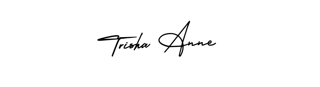 Also we have Trisha Anne name is the best signature style. Create professional handwritten signature collection using AmerikaSignatureDemo-Regular autograph style. Trisha Anne signature style 3 images and pictures png