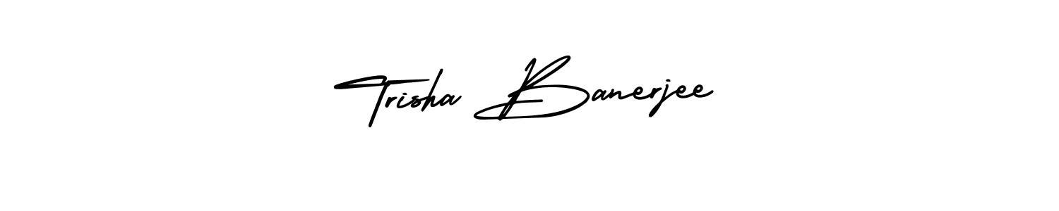 Best and Professional Signature Style for Trisha Banerjee. AmerikaSignatureDemo-Regular Best Signature Style Collection. Trisha Banerjee signature style 3 images and pictures png