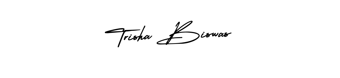 AmerikaSignatureDemo-Regular is a professional signature style that is perfect for those who want to add a touch of class to their signature. It is also a great choice for those who want to make their signature more unique. Get Trisha Biswas name to fancy signature for free. Trisha Biswas signature style 3 images and pictures png