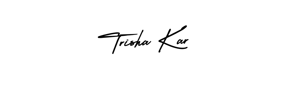 Also we have Trisha Kar name is the best signature style. Create professional handwritten signature collection using AmerikaSignatureDemo-Regular autograph style. Trisha Kar signature style 3 images and pictures png