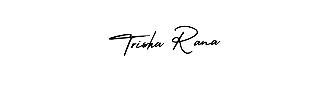 Create a beautiful signature design for name Trisha Rana. With this signature (AmerikaSignatureDemo-Regular) fonts, you can make a handwritten signature for free. Trisha Rana signature style 3 images and pictures png