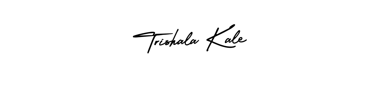 Also You can easily find your signature by using the search form. We will create Trishala Kale name handwritten signature images for you free of cost using AmerikaSignatureDemo-Regular sign style. Trishala Kale signature style 3 images and pictures png