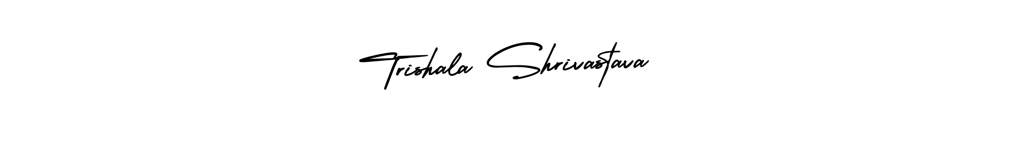 Design your own signature with our free online signature maker. With this signature software, you can create a handwritten (AmerikaSignatureDemo-Regular) signature for name Trishala Shrivastava. Trishala Shrivastava signature style 3 images and pictures png