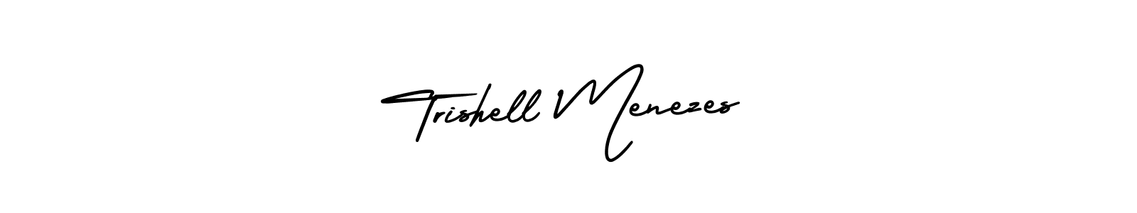 You can use this online signature creator to create a handwritten signature for the name Trishell Menezes. This is the best online autograph maker. Trishell Menezes signature style 3 images and pictures png