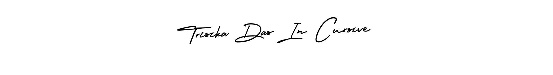 This is the best signature style for the Trisika Das In Cursive name. Also you like these signature font (AmerikaSignatureDemo-Regular). Mix name signature. Trisika Das In Cursive signature style 3 images and pictures png