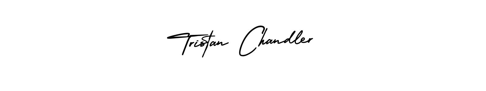 Make a beautiful signature design for name Tristan Chandler. With this signature (AmerikaSignatureDemo-Regular) style, you can create a handwritten signature for free. Tristan Chandler signature style 3 images and pictures png