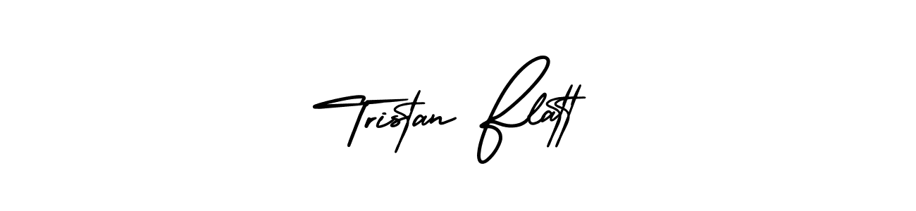 Best and Professional Signature Style for Tristan Flatt. AmerikaSignatureDemo-Regular Best Signature Style Collection. Tristan Flatt signature style 3 images and pictures png