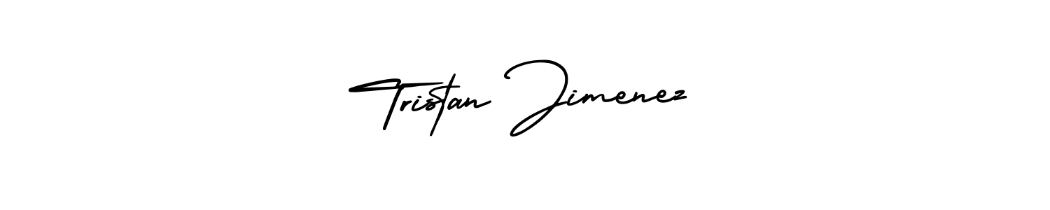 Make a short Tristan Jimenez signature style. Manage your documents anywhere anytime using AmerikaSignatureDemo-Regular. Create and add eSignatures, submit forms, share and send files easily. Tristan Jimenez signature style 3 images and pictures png