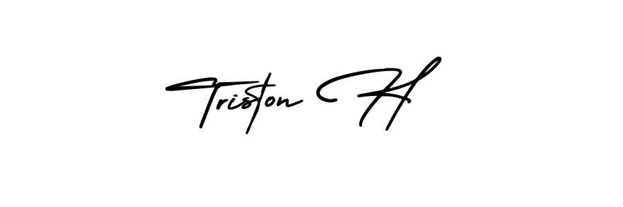 Check out images of Autograph of Triston H name. Actor Triston H Signature Style. AmerikaSignatureDemo-Regular is a professional sign style online. Triston H signature style 3 images and pictures png