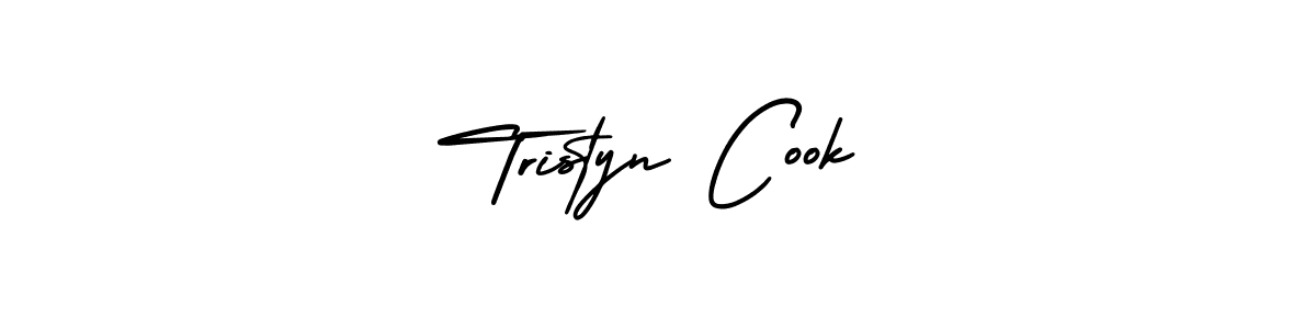 This is the best signature style for the Tristyn Cook name. Also you like these signature font (AmerikaSignatureDemo-Regular). Mix name signature. Tristyn Cook signature style 3 images and pictures png