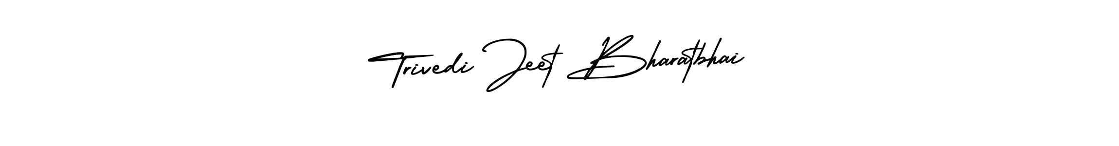 Trivedi Jeet Bharatbhai stylish signature style. Best Handwritten Sign (AmerikaSignatureDemo-Regular) for my name. Handwritten Signature Collection Ideas for my name Trivedi Jeet Bharatbhai. Trivedi Jeet Bharatbhai signature style 3 images and pictures png