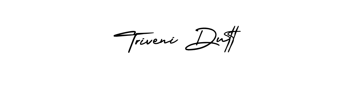 Make a short Triveni Dutt signature style. Manage your documents anywhere anytime using AmerikaSignatureDemo-Regular. Create and add eSignatures, submit forms, share and send files easily. Triveni Dutt signature style 3 images and pictures png