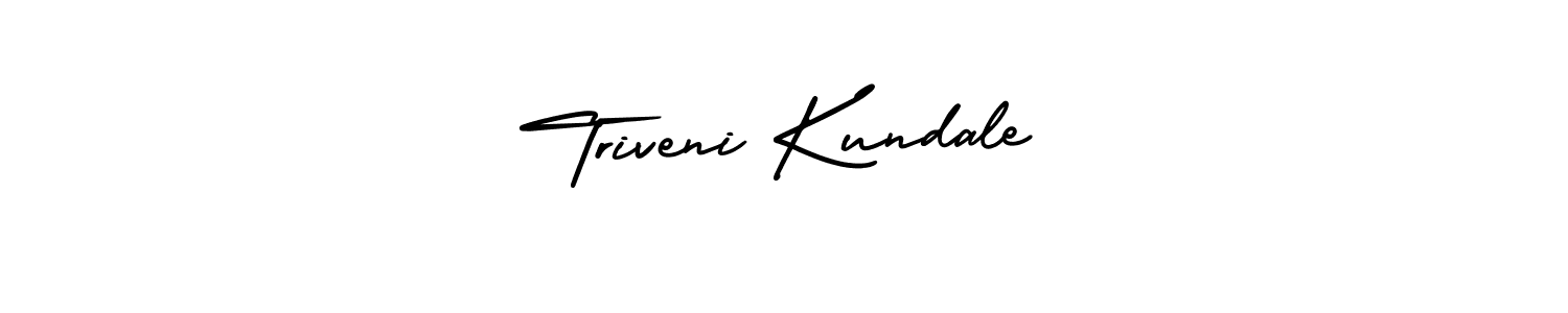 Also we have Triveni Kundale name is the best signature style. Create professional handwritten signature collection using AmerikaSignatureDemo-Regular autograph style. Triveni Kundale signature style 3 images and pictures png