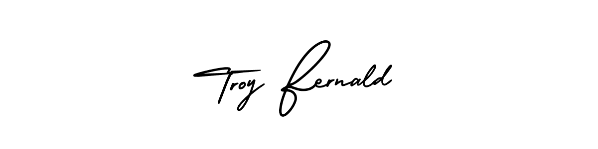 Similarly AmerikaSignatureDemo-Regular is the best handwritten signature design. Signature creator online .You can use it as an online autograph creator for name Troy Fernald. Troy Fernald signature style 3 images and pictures png