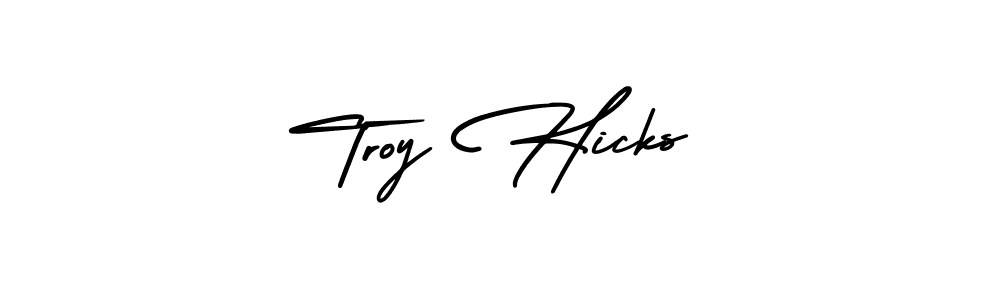 Make a beautiful signature design for name Troy Hicks. Use this online signature maker to create a handwritten signature for free. Troy Hicks signature style 3 images and pictures png