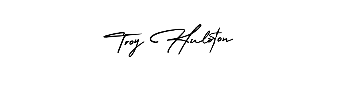 Best and Professional Signature Style for Troy Hulston. AmerikaSignatureDemo-Regular Best Signature Style Collection. Troy Hulston signature style 3 images and pictures png