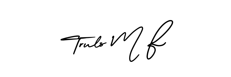 Once you've used our free online signature maker to create your best signature AmerikaSignatureDemo-Regular style, it's time to enjoy all of the benefits that Truls M F name signing documents. Truls M F signature style 3 images and pictures png
