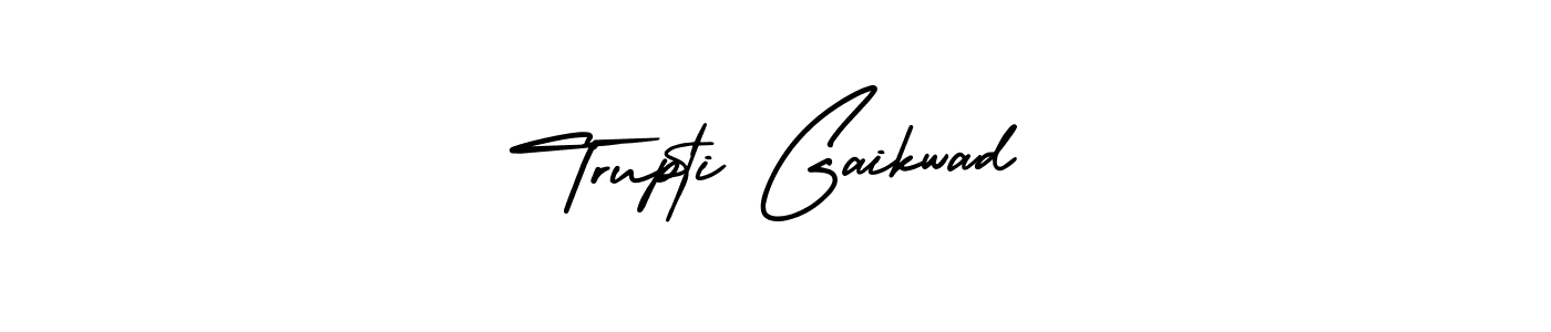 You can use this online signature creator to create a handwritten signature for the name Trupti Gaikwad. This is the best online autograph maker. Trupti Gaikwad signature style 3 images and pictures png