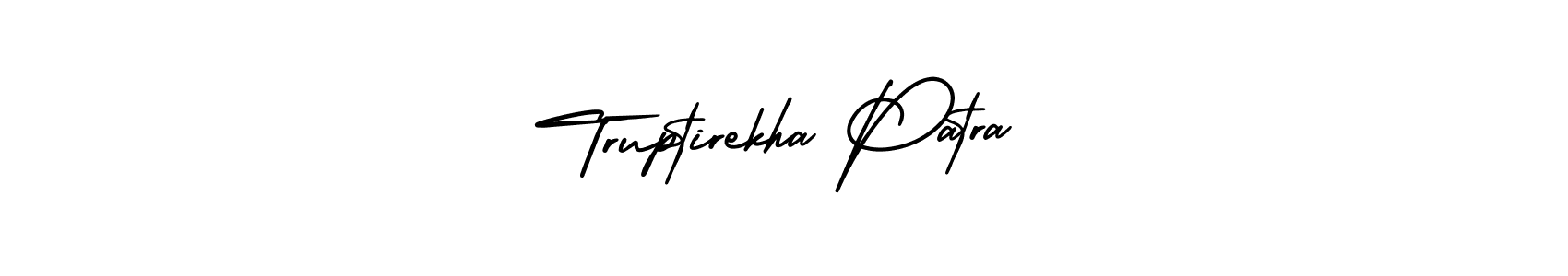 Use a signature maker to create a handwritten signature online. With this signature software, you can design (AmerikaSignatureDemo-Regular) your own signature for name Truptirekha Patra. Truptirekha Patra signature style 3 images and pictures png