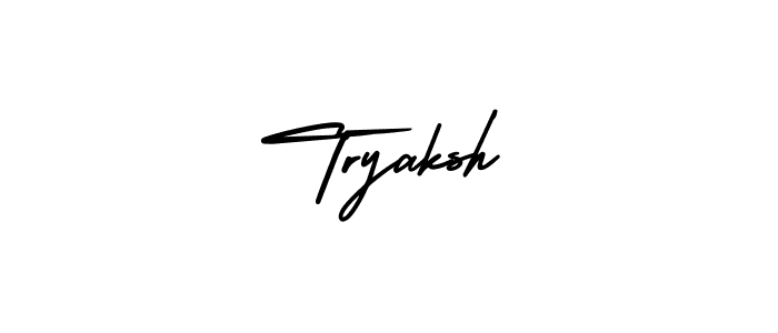 Design your own signature with our free online signature maker. With this signature software, you can create a handwritten (AmerikaSignatureDemo-Regular) signature for name Tryaksh. Tryaksh signature style 3 images and pictures png