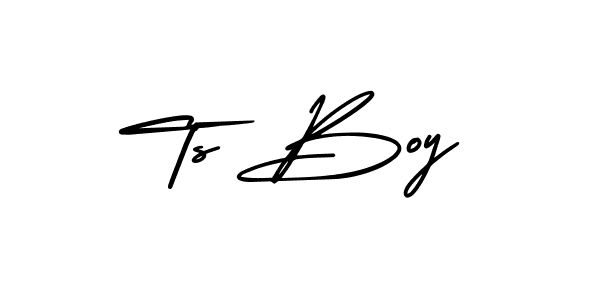 How to make Ts Boy signature? AmerikaSignatureDemo-Regular is a professional autograph style. Create handwritten signature for Ts Boy name. Ts Boy signature style 3 images and pictures png