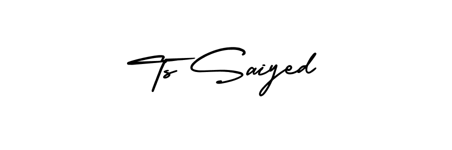 Make a beautiful signature design for name Ts Saiyed. Use this online signature maker to create a handwritten signature for free. Ts Saiyed signature style 3 images and pictures png