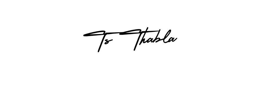 Make a beautiful signature design for name Ts Thabla. With this signature (AmerikaSignatureDemo-Regular) style, you can create a handwritten signature for free. Ts Thabla signature style 3 images and pictures png