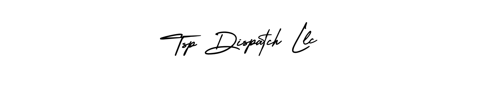 if you are searching for the best signature style for your name Tsp Dispatch Llc. so please give up your signature search. here we have designed multiple signature styles  using AmerikaSignatureDemo-Regular. Tsp Dispatch Llc signature style 3 images and pictures png