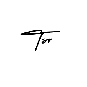 Make a beautiful signature design for name Tsr. Use this online signature maker to create a handwritten signature for free. Tsr signature style 3 images and pictures png