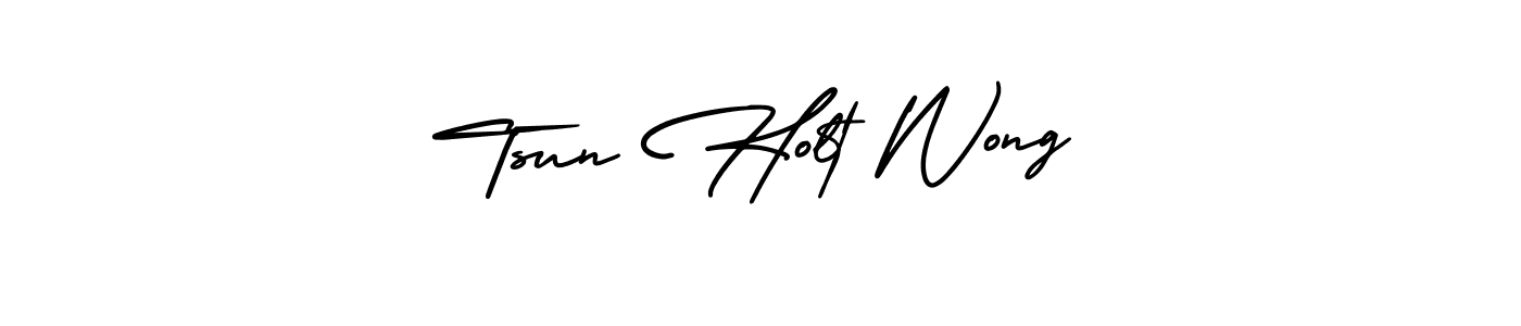 Make a beautiful signature design for name Tsun Holt Wong. Use this online signature maker to create a handwritten signature for free. Tsun Holt Wong signature style 3 images and pictures png