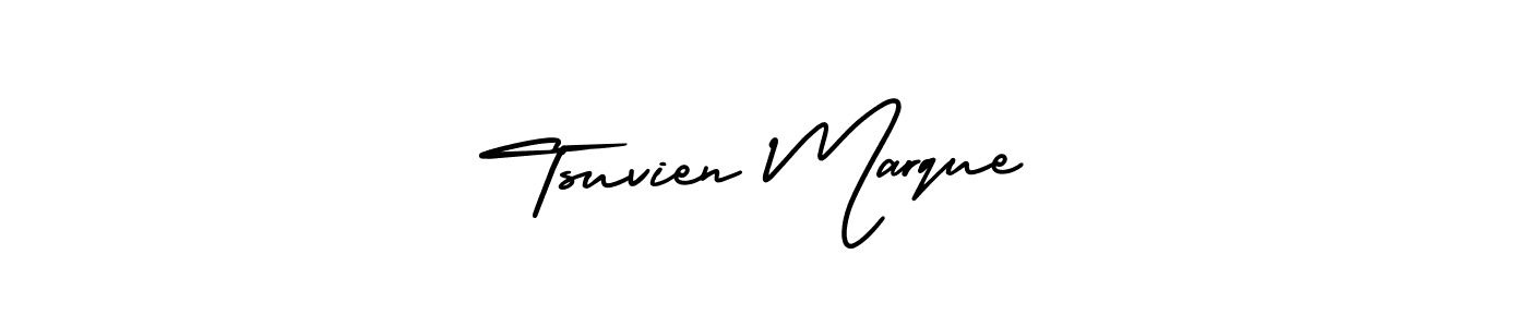 Create a beautiful signature design for name Tsuvien Marque. With this signature (AmerikaSignatureDemo-Regular) fonts, you can make a handwritten signature for free. Tsuvien Marque signature style 3 images and pictures png