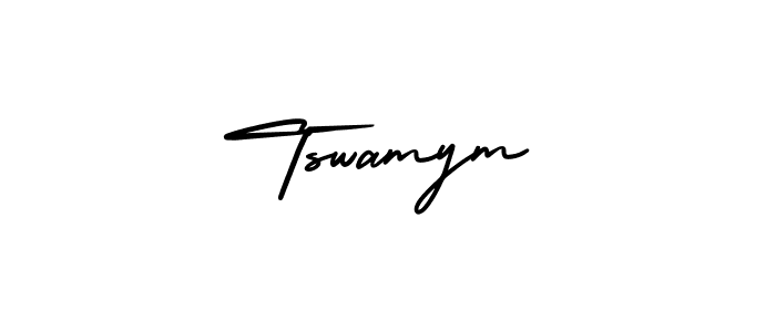 It looks lik you need a new signature style for name Tswamym. Design unique handwritten (AmerikaSignatureDemo-Regular) signature with our free signature maker in just a few clicks. Tswamym signature style 3 images and pictures png