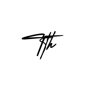 Design your own signature with our free online signature maker. With this signature software, you can create a handwritten (AmerikaSignatureDemo-Regular) signature for name Tth. Tth signature style 3 images and pictures png