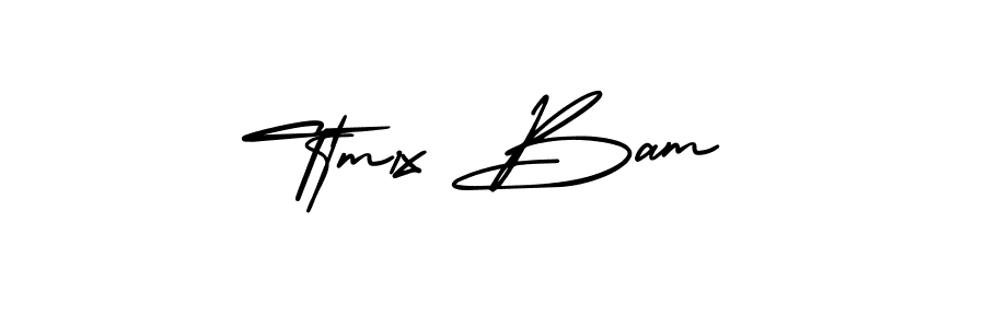 Design your own signature with our free online signature maker. With this signature software, you can create a handwritten (AmerikaSignatureDemo-Regular) signature for name Ttm1x Bam. Ttm1x Bam signature style 3 images and pictures png