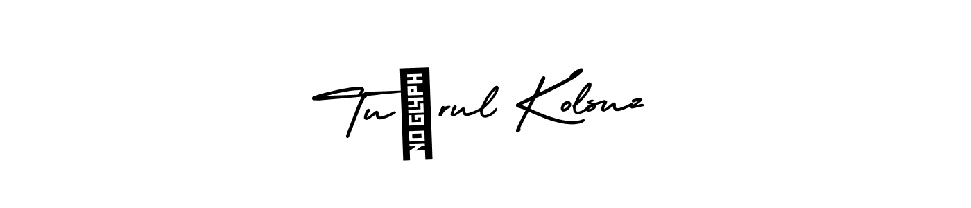 How to make Tuğrul Kolsuz signature? AmerikaSignatureDemo-Regular is a professional autograph style. Create handwritten signature for Tuğrul Kolsuz name. Tuğrul Kolsuz signature style 3 images and pictures png