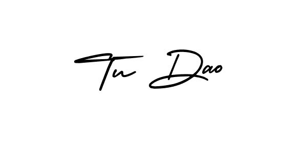 Similarly AmerikaSignatureDemo-Regular is the best handwritten signature design. Signature creator online .You can use it as an online autograph creator for name Tu Dao. Tu Dao signature style 3 images and pictures png