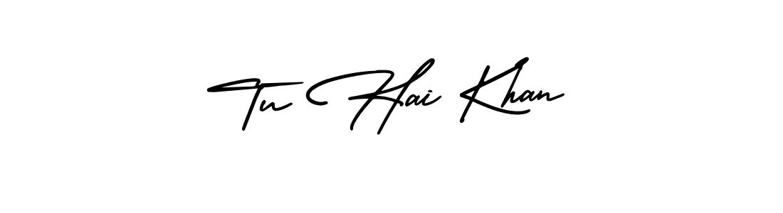 How to Draw Tu Hai Khan signature style? AmerikaSignatureDemo-Regular is a latest design signature styles for name Tu Hai Khan. Tu Hai Khan signature style 3 images and pictures png