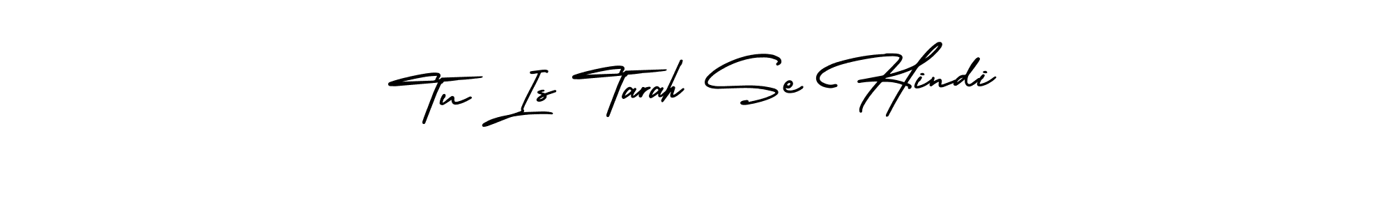 Check out images of Autograph of Tu Is Tarah Se Hindi name. Actor Tu Is Tarah Se Hindi Signature Style. AmerikaSignatureDemo-Regular is a professional sign style online. Tu Is Tarah Se Hindi signature style 3 images and pictures png