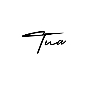 Design your own signature with our free online signature maker. With this signature software, you can create a handwritten (AmerikaSignatureDemo-Regular) signature for name Tua. Tua signature style 3 images and pictures png