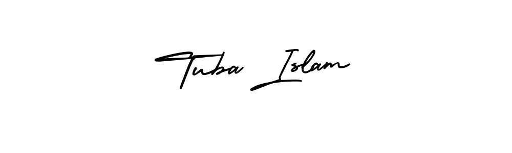 Make a short Tuba Islam signature style. Manage your documents anywhere anytime using AmerikaSignatureDemo-Regular. Create and add eSignatures, submit forms, share and send files easily. Tuba Islam signature style 3 images and pictures png