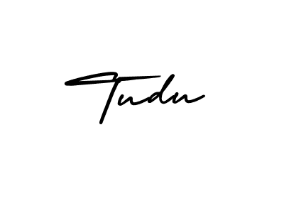 How to make Tudu signature? AmerikaSignatureDemo-Regular is a professional autograph style. Create handwritten signature for Tudu name. Tudu signature style 3 images and pictures png