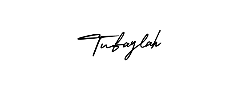 It looks lik you need a new signature style for name Tufaylah. Design unique handwritten (AmerikaSignatureDemo-Regular) signature with our free signature maker in just a few clicks. Tufaylah signature style 3 images and pictures png