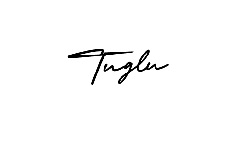 The best way (AmerikaSignatureDemo-Regular) to make a short signature is to pick only two or three words in your name. The name Tuglu include a total of six letters. For converting this name. Tuglu signature style 3 images and pictures png