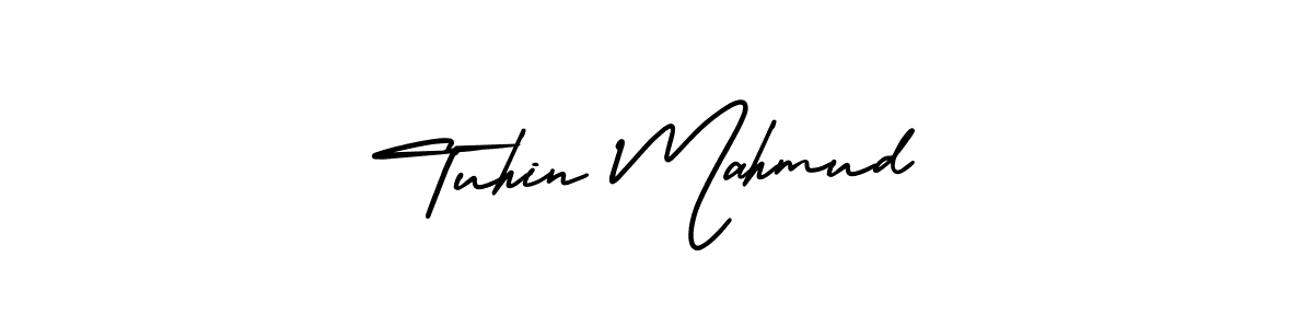 Make a beautiful signature design for name Tuhin Mahmud. With this signature (AmerikaSignatureDemo-Regular) style, you can create a handwritten signature for free. Tuhin Mahmud signature style 3 images and pictures png