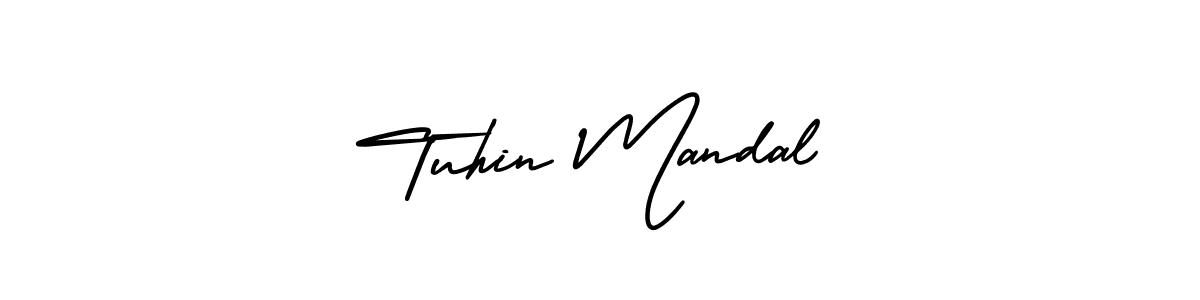Best and Professional Signature Style for Tuhin Mandal. AmerikaSignatureDemo-Regular Best Signature Style Collection. Tuhin Mandal signature style 3 images and pictures png