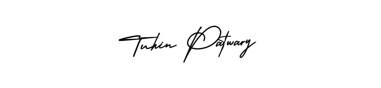 Create a beautiful signature design for name Tuhin Patwary. With this signature (AmerikaSignatureDemo-Regular) fonts, you can make a handwritten signature for free. Tuhin Patwary signature style 3 images and pictures png