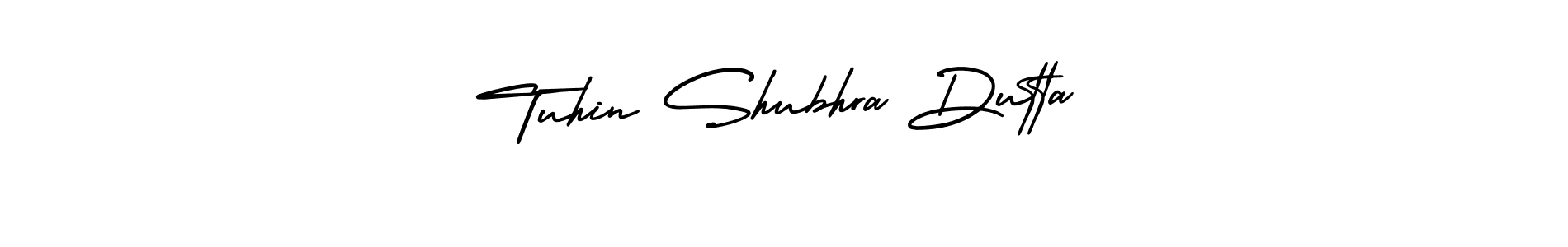 Also You can easily find your signature by using the search form. We will create Tuhin Shubhra Dutta name handwritten signature images for you free of cost using AmerikaSignatureDemo-Regular sign style. Tuhin Shubhra Dutta signature style 3 images and pictures png
