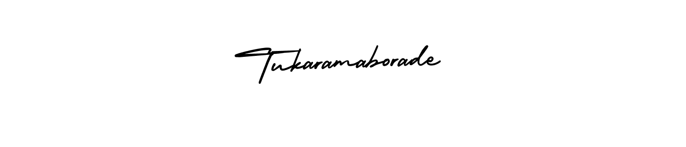 Tukaramaborade stylish signature style. Best Handwritten Sign (AmerikaSignatureDemo-Regular) for my name. Handwritten Signature Collection Ideas for my name Tukaramaborade. Tukaramaborade signature style 3 images and pictures png