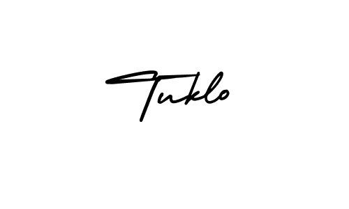 AmerikaSignatureDemo-Regular is a professional signature style that is perfect for those who want to add a touch of class to their signature. It is also a great choice for those who want to make their signature more unique. Get Tuklo name to fancy signature for free. Tuklo signature style 3 images and pictures png